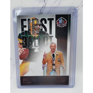 2022 Panini Score First Ballot Brett Favre #FBBF Green Bay Packers Card